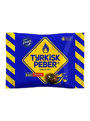 Produktbild von Fazer Tyrkisk Peber 400g - Türkisch Pfeffer Bonbons