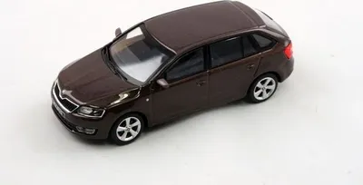 Zdjęcie produktu dla Skoda Rapid Spaceback (2013) - Brown Topaz Metallic ABREX 1:43