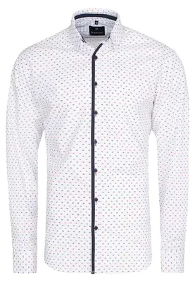 Produktbild von Di Selentino - "Zakhyntos" Hemd für Herren, Schmal NA735 (116,84 cm) (Weiß)