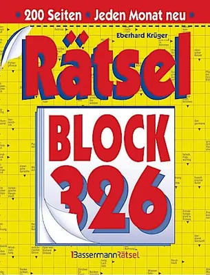 Immagine prodotto di Rätselblock 326 (5 Exemplare à 2,99 EUR)