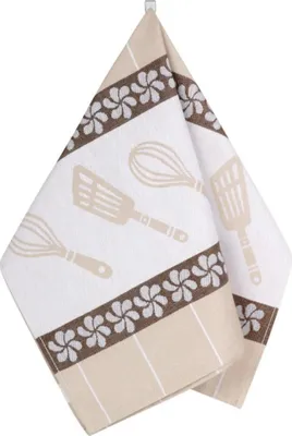 Obrázek produktu pro Kuchyňská utěrka 1 ks - 50x70 cm - Hnědá