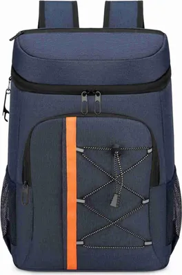 Produktbild von Isolierter Kühlrucksack aus Aluminiumfolie, Thermo-Picknicktasche für Camping