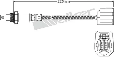 Produktbild von VEGAZ Lambdasonde für MAZDA MX-5 III (NC) Breitband-Lambda-Sonde Beheizt ULS-643