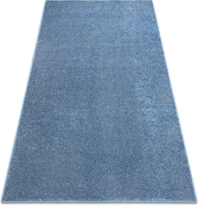 Zdjęcie produktu dla DYWAN - WYKŁADZINA SANTA FE  74 gładki, jednolity, jednokolorowy niebieski 100x200 cm