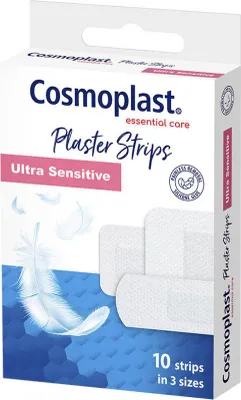 Zdjęcie produktu dla Plastry opatrunkowe Cosmoplast, opakowanie 10 sztuk