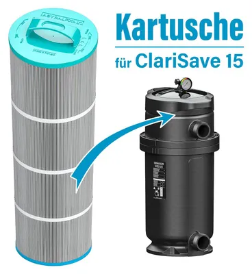 Produktbild von Astral Pool Ersatzkartusche für Kartuschenfilter ClariSave 15 (77114)