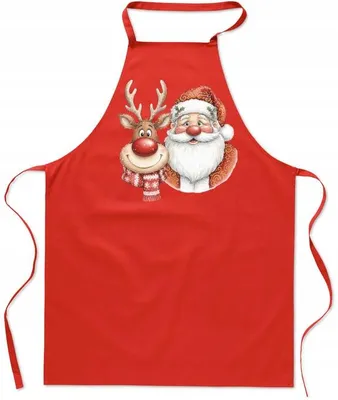 Produktbild von HaftNadruk Küchentuch Weihnachten Nikolaus Rentier Motiv