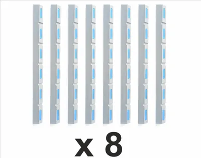 Obrázek produktu pro Marina White 8 Sada 8 kusů - blatník na molo, blatník na ochranu motorových člunů, lodí, vodních skútrů, jachet 98x8x6cm SUPERHIT SEZONY 2024