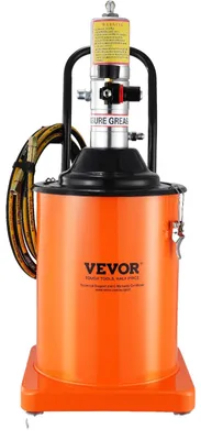 Zdjęcie produktu dla Pompa Do Smaru Vevor 20L Pneumatyczna Mocna Pomarańczowa Z Wężem 4M