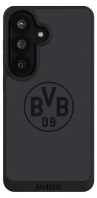 Produktbild von NIVOCASE Handyhülle für Samsung Galaxy S26  Hülle NIVOpure Case Schwarz BVB Borussia Dortmund Logo