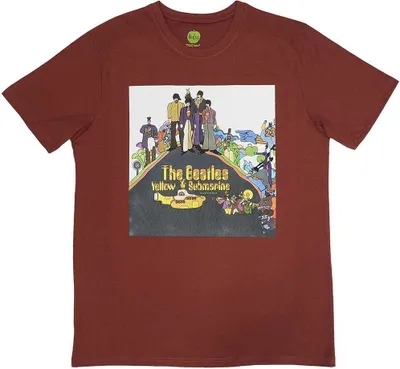Produktbild von The Beatles - "Yellow Submarine" T-Shirt für Herren/Damen Uni RO10179 (XL) (Rot)