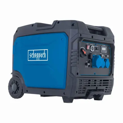 Produktbild von Scheppach Benzin Inverter Stromerzeuger SG7000i | 6200W | 298cm³ 4-Takt-Benzinmotor | Steckdosen 3x 230V 2x USB 1x 12V DC | Notstromaggregat Generator