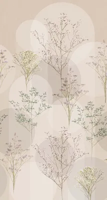 Zdjęcie produktu dla Erismann fototapeta kwiaty polne beżowym - 661078 - 150 cm x 2.8 m