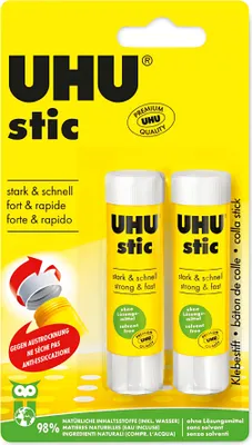 Produktbild von UHU Klebestift 2x8,2g Blister 4026700501827