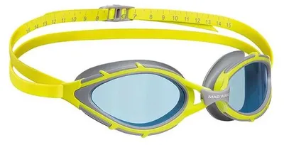 Produktbild von Madwave Trilogy Schwimmbrille Gelb Gelb One Size