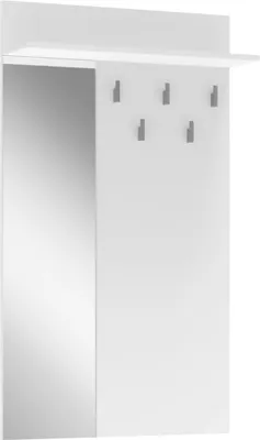 Image de Cintre LIMA PR-1 70cm blanc avec miroir