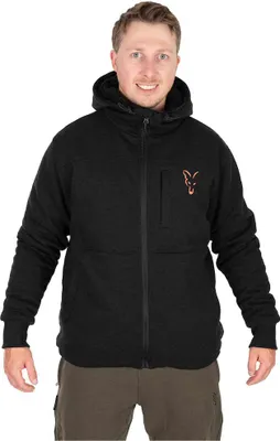 Produktbild von Fox Collection Sherpa Jacket Herren (Black/Orange) Größe 2XL
