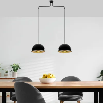 Produktbild von Opviq, FENERCİ- FENERCİFLG, Schwarz, Kronleuchter, 100 x 20 x 124 cm, Metallkörper