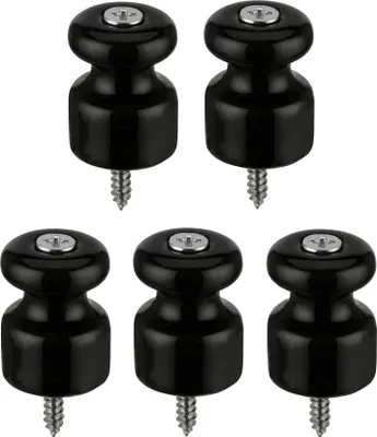 Produktbild von 5er PACK I Porzellan Retro Insulator I schwarz