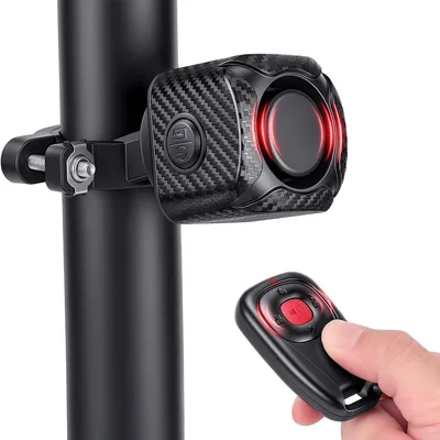 Produktbild von Fahrrad Alarmanlage mit Fernbedienung, 121dB Vibrationsalarm, USB-C aufladbar,wasserdichte Diebstahlsicherung für E-Bike, E-Scooter & Motorrad