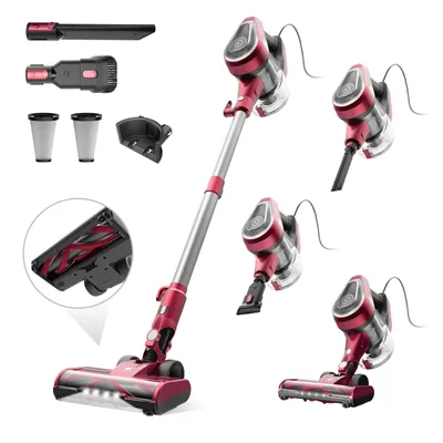 Produktbild von Vactidy C8 Staubsauger mit Kabel 7m/60kPa/600W Handstaubsauger 1,5L Beutelloser Staubbehälter, Antiverhedderungs-Bürste für Böden Teppiche Tierhaare