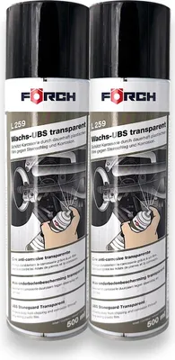 Produktbild von 2x Förch Schutzwachs L259 Unterbodenschutz Transparent Korrosionsschutz 500ml