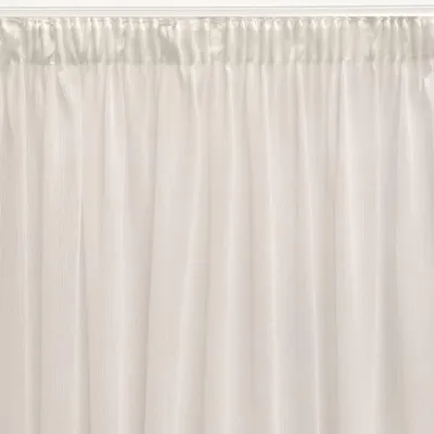 Obrázok produktu pre Priehľadná záclona, biela, 140 x 270 cm, prepúšťajúca svetlo, vhodná do obývačky