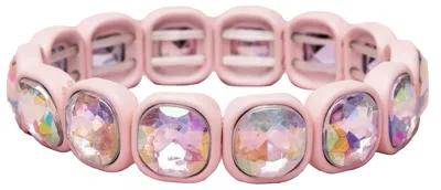 Immagine prodotto di Bracciale con pietre scintillanti Tiny - Taglia unica - Rosa | by Great Pretenders