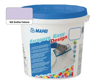 Obrázek produktu pro MAPEI® KERAPOXY Easy Design 2K 3 kg 163 světle lila epoxidová pryskyřice pro spárování obkladů a dlažeb
