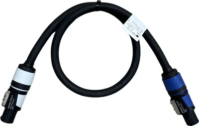 Produktbild von NWP Power Link Kabel 0,75m powerCON grau auf powerCON blau - Power-Out auf Power-In - 3x2,5mm² - Gummischlauchleitung - NAC3FXXB / NAC3FXXA