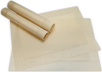 Produktbild von Tischsets BORDA 4er Set Champagner als Tischuntersetzer