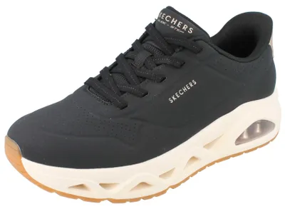 Produktbild von SKECHERS Slip-Ins Uno Glide Step Damen Sneaker schwarz Textil - Größe: 40