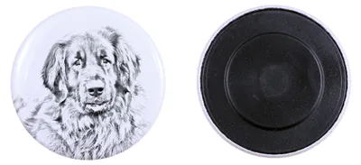 Immagine prodotto di Leonberger magnete con un piccolo cane Art-Dog
