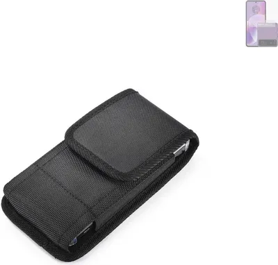 Produktbild von Holster Gürteltasche kompatibel mit Motorola Razr 40 Holster Gürtel Tasche wasserabweisend Handy Hülle Schutz Hülle Outdoor schwarz K-S-Trade