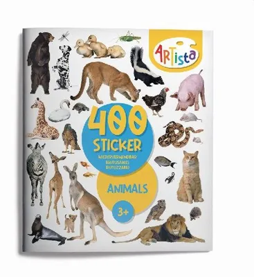 Produktbild von Artista - Stickerbuch Tiere