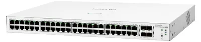 Obrázek produktu pro HPE Aruba Networking Networking Instant On Switch 48p Gigabit 4p SFP 1830, Řízený, L2, Gigabit Ethernet (10/100/1000), Plně duplexní režim, Instalace do racku, 1U