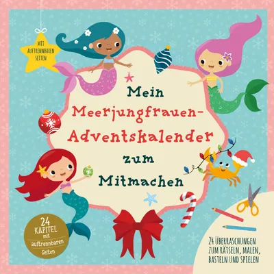 Produktbild von Mein Meerjungrauen-Adventskalender zum Mitmachen