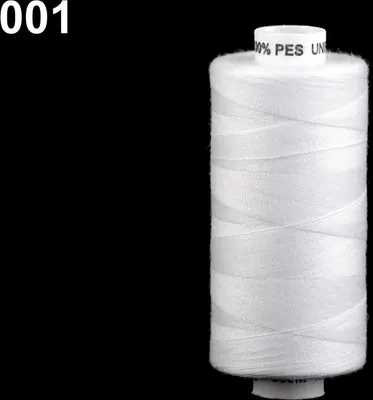 Obrázek produktu pro Nit polyesterová profesionální 80, Hagal, UNIPOLY, 5000 m, bílá  / 1ks