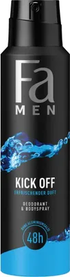 Immagine prodotto di Fa Men - Deodorante Spray Corpo - Kick-Off - Rinfrescante - Protezione 48 ore - 150 ml - 1 pezzo