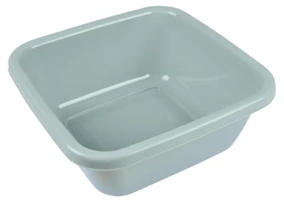 Productafbeelding van Homéa, kom, vierkant, kunststof, 6 liter, 30 x 30 x 12 cm, ijsblauw