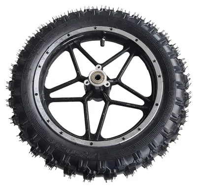 Produktbild von Hinterrad 2.50-10 Felge Reifen Schlauch Scooter E-Scooter DirtBike schwarz