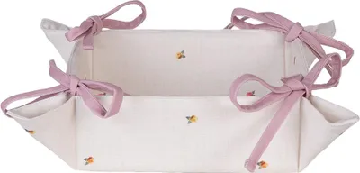 Immagine prodotto di Cestino per pane Clayre & Eef 35x35x8 cm Cotone beige