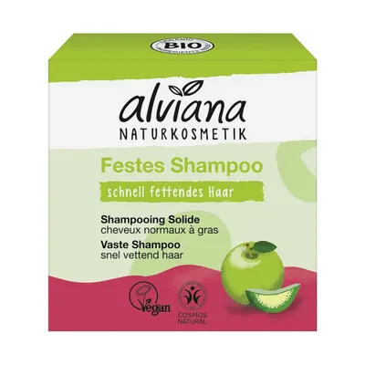 Zdjęcie produktu dla Stały szampon - jabłko i aloes 60g
