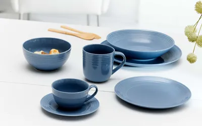 Produktbild von Dessertteller 21cm 6er Set Levi blau