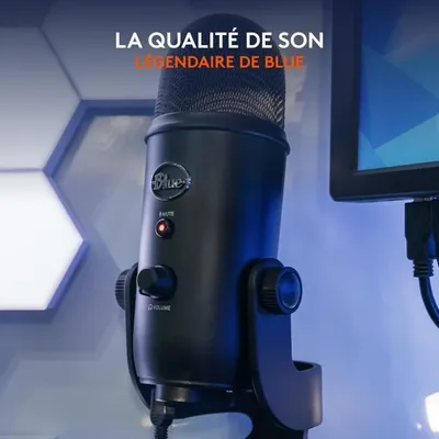 Obrázek produktu pro USB mikrofon, LOGITECH G Yeti, kompatibilní s PC a MAC, černý