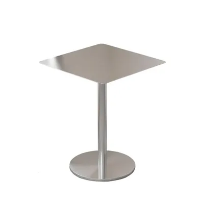 Immagine prodotto di Mobili da ristorazione in acciaio inox bar caffè commerciale tavolo bistrot 60x60x75cm【BXG-BF60】