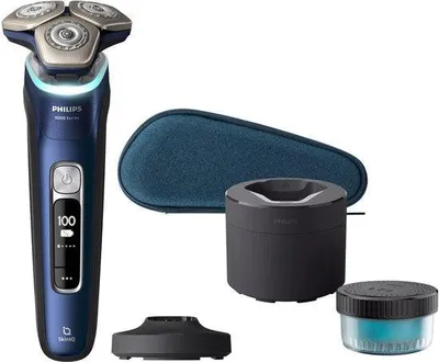 Obrázek produktu pro Philips SHAVER Series 9000 S9980/54, Rotační holicí strojek, Černá, Modrá, Knoflíky, SkinIQ, SH91, 2 rok/roky