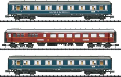 Immagine prodotto di Minitrix 18259 Set di carrozze passeggeri treno F F 41