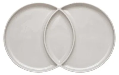 Obrázek produktu pro LADELLE L61391, podnos na talíře, šedá barva, sada 2 kusů