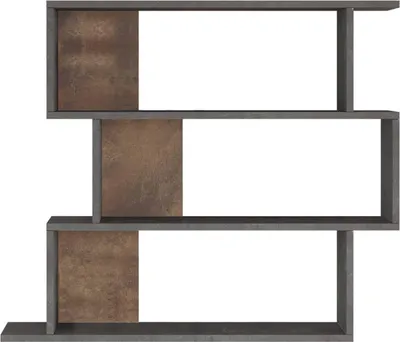 Immagine prodotto di Scaffale a muro Rebecca Mobili Dalrae 88x104x27 truciolato cemento grigio moderno